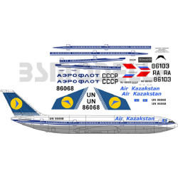 BSmodelle 144026 - 1/144 Ilyushin Il-86 Aeroflot , Air Kazakhstan decal aircraft