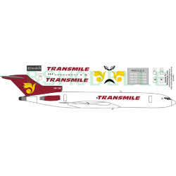 BSmodelle 144030 - 1/144 Boeing 727 TRANSMILE decal for aircraft scale model kit