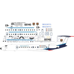 BSmodelle 144035 - 1/144 Tupolev Tu-134 Moldova decal for aircraft scale model