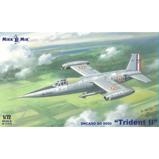 Mikro Mir 72-019 - 1/72 - SNCASO Trident II scale plastic model kit aircraft