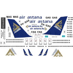 BSmodelle 144067 - 1/144 Boeing 757-200 Air Astana decal aircraft model scale