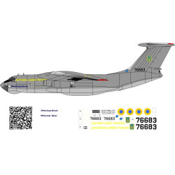 BSmodelle 144104 - 1/144 Ilyushin Il-76MD Ukrainian Armed Forces decal aircraft