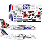 BSmodelle 144304 - 1/144 ATR-42 Ut Air Ukraine, Air France decal for aircraft