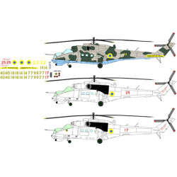 BSmodelle 1440238 - 1/144 Mil Mi-24P Ukraine Air Force decal for aircraft model