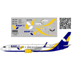 BSmodelle 144329 - 1/144 Boeing 737 -800 Azur Air Ukraine for aircraft model