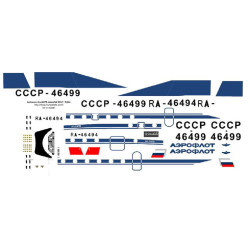 BSmodelle 144418 - 1/144 Antonov An-24RV Aeroflot 80th for aircraft model scale
