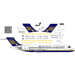BSmodelle 144422 - 1/144 Boeing 717 Impulse Airlines decal for aircraft model