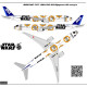 BSmodelle 144471 - 1/144 Boeing 777-300ER ANA Star Wars decal for aircraft model