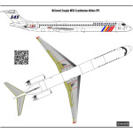 BSmodelle 144477 - 1/144 McDonnel Douglas MD81 SAS classic decal for aircraft