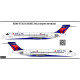 BSmodelle 144482 - 1/144 Boeing 717 Delta Airlines decal for aircraft model kit