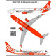 BSmodelle 144472 - 1/144 Boeing 737 Sky Up decal for aircraft model scale kit