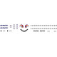 BSmodelle 144498 - 1/144 BAC1-11 Air Pacific decal for aircraft model scale kit