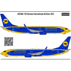 BSmodelle 144476_1 - 1/144 Boeing 737 800 UIA decal for aircraft model scale kit