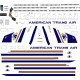 BSmodelle 144503 - 1/144 McDonnel Douglas DC-10 AMERICAN TRANS AIR decal model