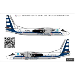 BSmodelle 144539 - 1/144 Antonov An-24B Ontystik Aspany decal for aircraft model