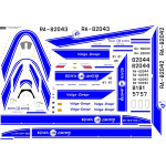 BSmodelle 144540 - 1/144 Antonov An-124 Volga-Dnepr decal for aircraft model kit