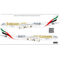 BSmodelle 144542 - 1/144 Airbus A340-500 Emirates decal for aircraft model scale