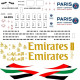 BSmodelle 144542 - 1/144 Airbus A340-500 Emirates decal for aircraft model scale