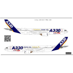 BSmodelle 144549 - 1/144 Airbus A330 F-WWKA decal for aircraft model scale kit