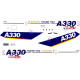 BSmodelle 144549 - 1/144 Airbus A330 F-WWKA decal for aircraft model scale kit