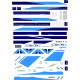 BSmodelle 200555 - 1/200 Boeing 747 ELAL decal for aircraft model scale kit BSmodelle 200555 - 1/200 Boeing 747 ELAL decal for aircraft model scale kit