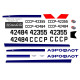 BSmodelle 1440517 - 1/144 Tupolev Tu-16 Cyclone decal for aircraft model scale BSmodelle 1440517 - 1/144 Tupolev Tu-16 Cyclone decal for aircraft model scale