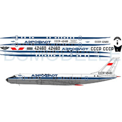 BSmodelle 100002 - 1/100 Tupolev Tu-104A Aeroflot 80-th decal for aircraft model