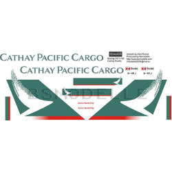BSmodelle 100021 - 1/100 Boeing 747 Cathay Pacific decal for aircraft model kit