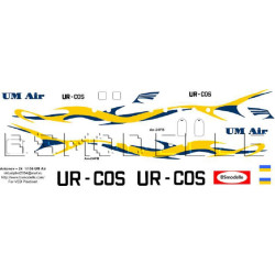 BSmodelle 100045 - 1/100 Antonov An-24 UM Air decal for aircraft model scale kit