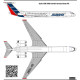 BSmodelle 100047 - 1/100 Ilyushin Il-62 decal for aircraft model scale