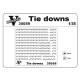 Vmodels 35059 - 1/35 - Tie downs. Staples for modern technology scale model