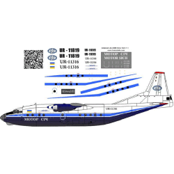 BSmodelle 100359 - 1/100 Antonov An-12B Motor Sich decal for aircraft model kit