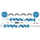BSmodelle 100507 - 1/100 Boeing 727-200 Pan Am decal for aircraft model scale