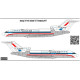 BSmodelle 100511 - 1/100 Boeing 727 United decal for aircraft model scale kit