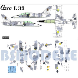 BSmodelle 48001 - 1/48 Aero L-39 Ukraine AF decal for aircraft model scale kit