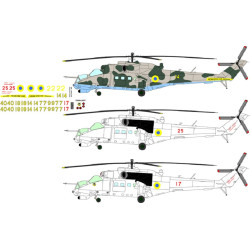 BSmodelle 48012 - 1/48 Mil Mi-24 Ukraine AF decal for aircraft model scale kit