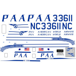 BSmodelle 480331 - 1/48 Douglas DC-3 PAA decal scale for aircraft model scale