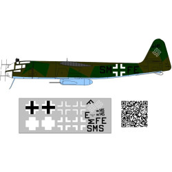 BSmodelle 480370 - 1/48 Arado Ar-234 Luftwaffe decal for aircraft model scale