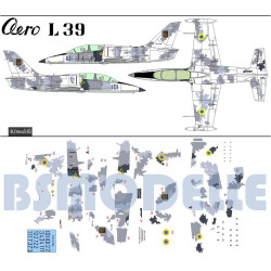 BSmodelle 978007331680 - 1/72 Decal set Aero L-39 Ukraine air force model kit