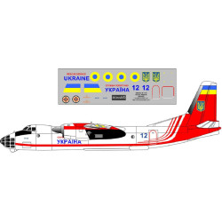 BSmodelle 012122 - 1/72 Antonov An-30 Ukraine Rescue Service decal for model kit