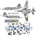 BSmodelle 7201263 - 1/72 Sukhoi Su-25M1 Ukraine AF decal for model scale kit