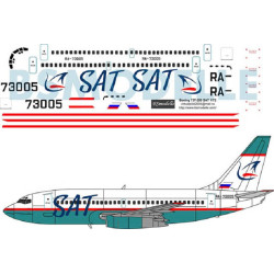 BSmodelle 72019 - 1/72 Boeing 737 SAT decal for plastic aircraft model scale kit