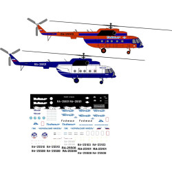 BSmodelle 72023 - 1/72 Mil Mi-8 Russian Polar aviation decal for model aircraft