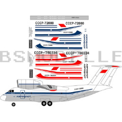 BSmodelle 72029 - 1/72 Antonov An-72(74) Aeroflot decal for aircraft model scale