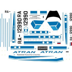 BSmodelle 72051 - 1/72 Antonov An-12 Atran decal for aircraft model scale kit