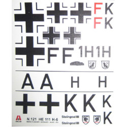 BSmodelle 720032 - 1/72 Henkel He111H6 Luftwaffe decal for aircraft scale model