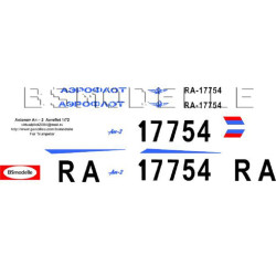 BSmodelle 72070 - 1/72 Antonov An-2 Aeroflot decal for aircraft model scale kit
