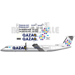 BSmodelle 720275 - 1/72 Bombardier Dash-8 Q400 Qazaq air decal for aircraft kit