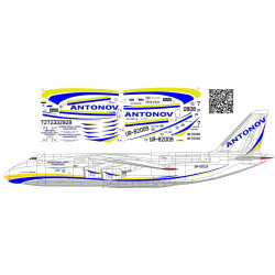 BSmodelle 720365 - 1/72 Antonov An-124 Ruslan Antonov Airlines decal scale model