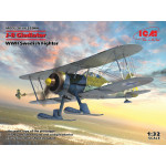 ICM 32044 - 1/32 - J-8 Gladiator, WWII Swedish Fighter scale model plastic kit